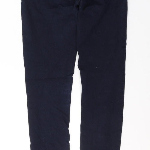 Denim & Co. Womens Blue  Cotton Skinny Jeans Size 6 L30 in Regular Button