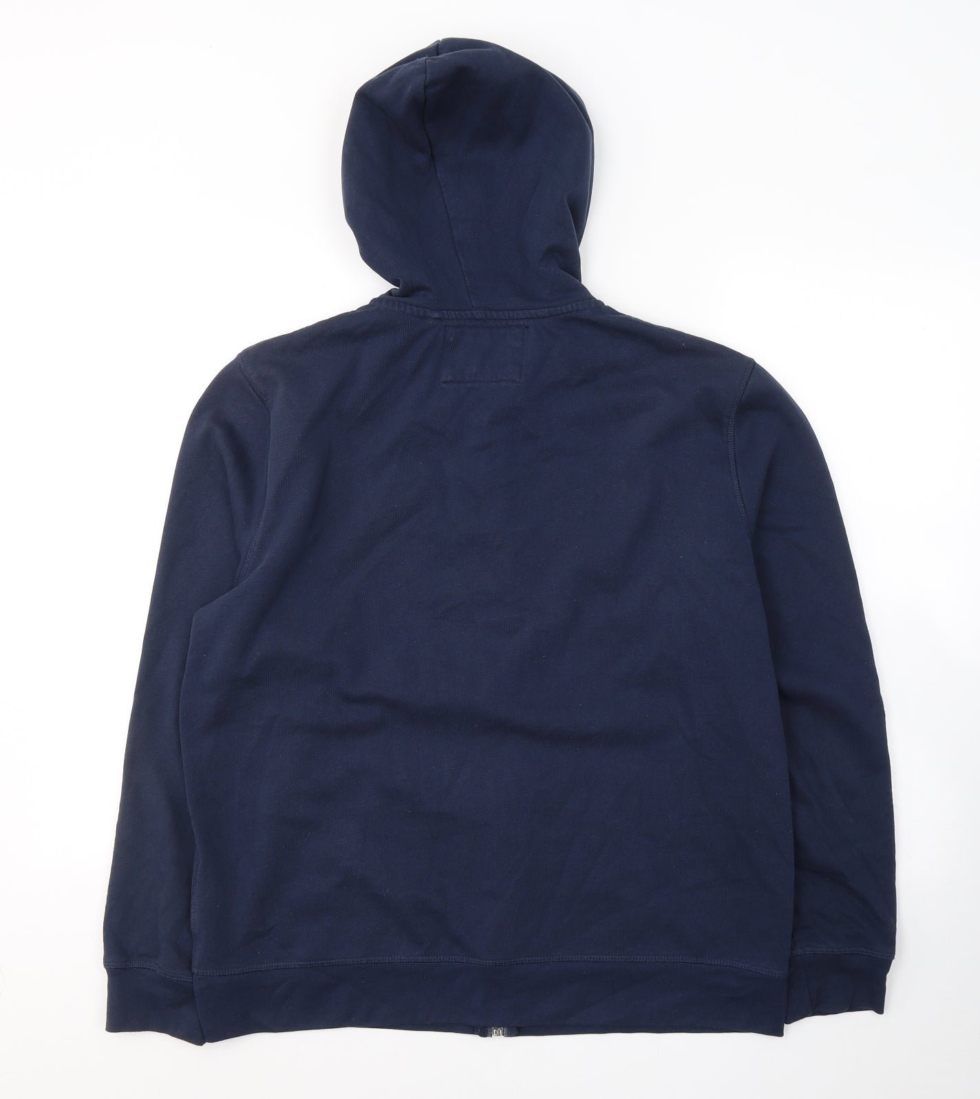 Red Herring Womens Blue  Cotton Full Zip Hoodie Size L  Zip