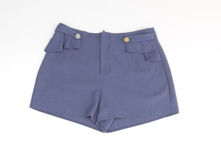 Pins & Needles Womens Blue  Polyester Hot Pants Shorts Size XS L3 in Regular Button