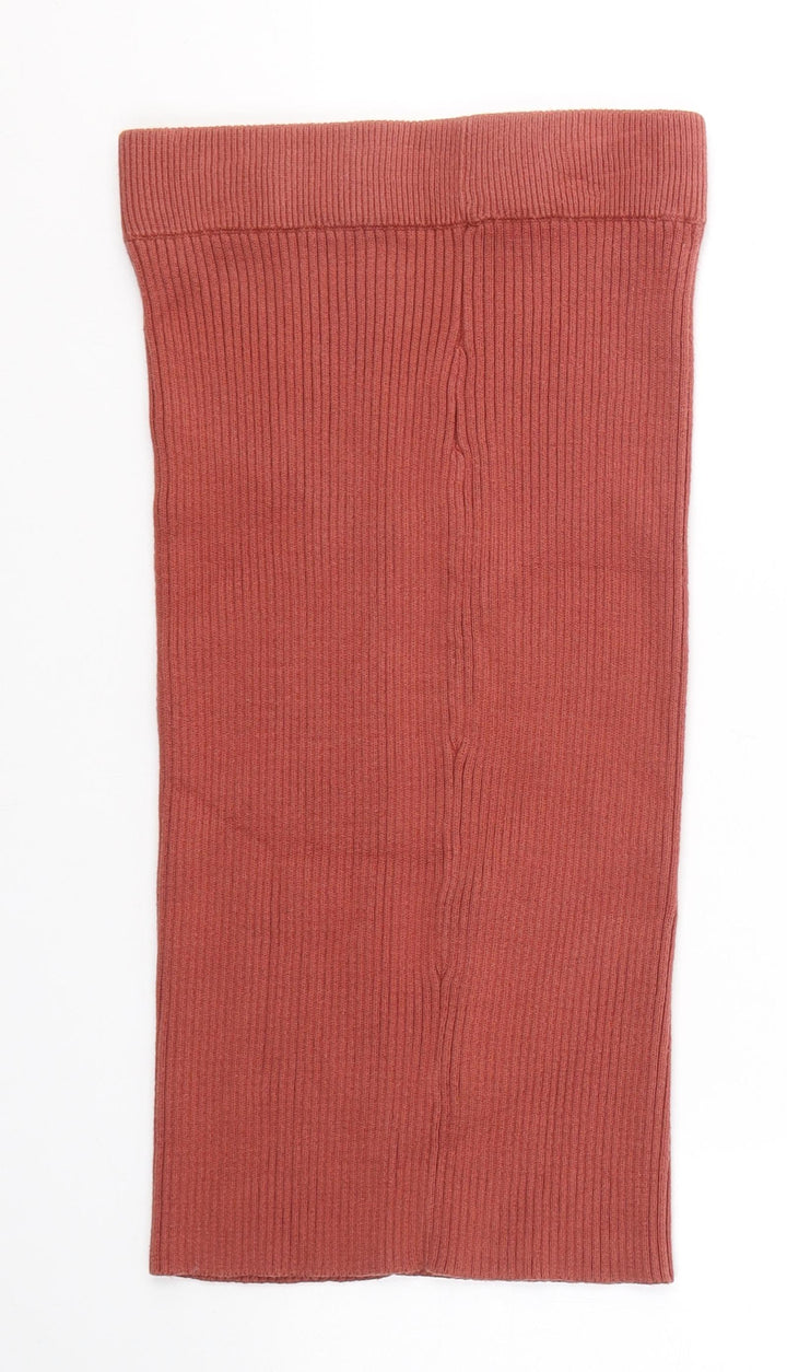 Glamorous Womens Red Cotton A-Line Skirt Size 2XS