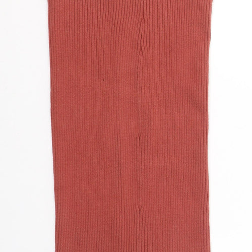 Glamorous Womens Red  Cotton A-Line Skirt Size 2XS