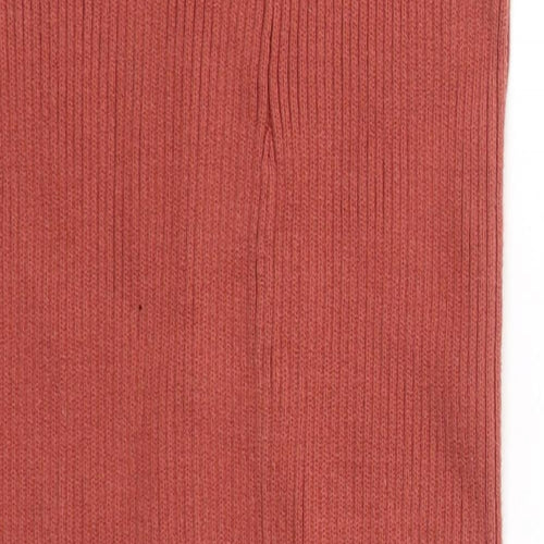 Glamorous Womens Red  Cotton A-Line Skirt Size 2XS