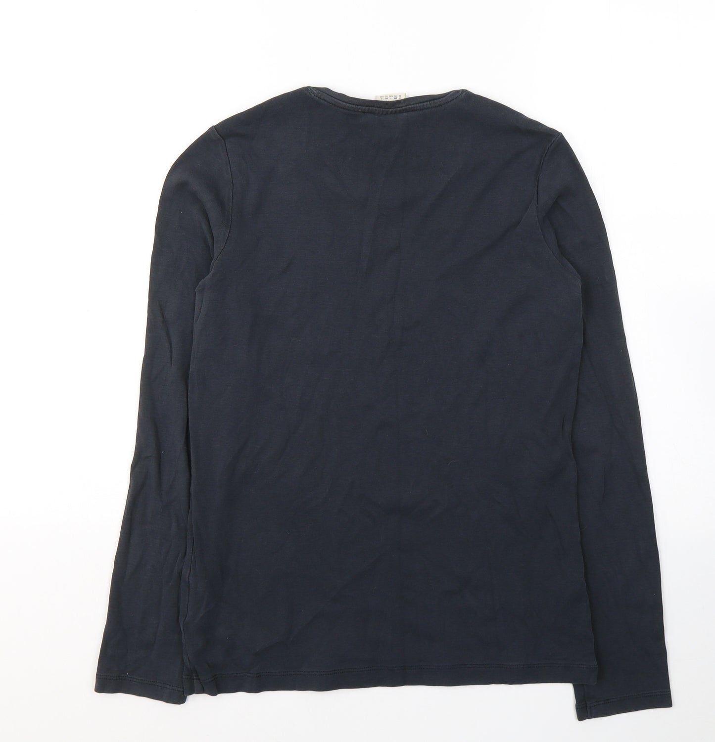 Esprit Womens Black  Cotton Jersey T-Shirt Size XL Round Neck