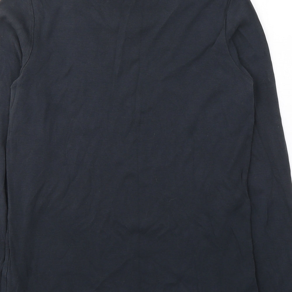 Esprit Womens Black  Cotton Jersey T-Shirt Size XL Round Neck