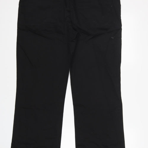 Stalk By You Womens Black  Polyester Trousers  Size 18 L30 in Regular Button