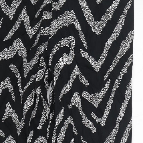 George Womens Multicoloured Animal Print Viscose Harem Trousers Size 10 L30 in Regular
