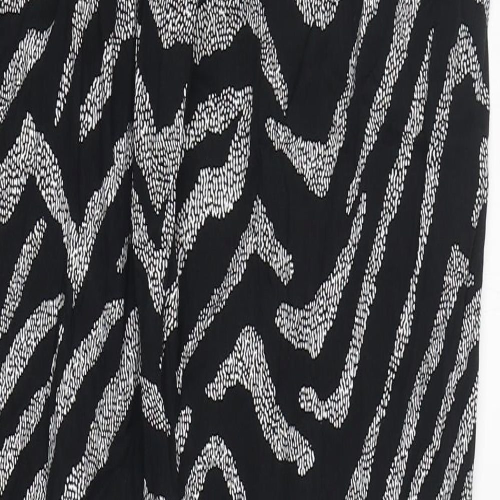 George Womens Multicoloured Animal Print Viscose Harem Trousers Size 10 L30 in Regular