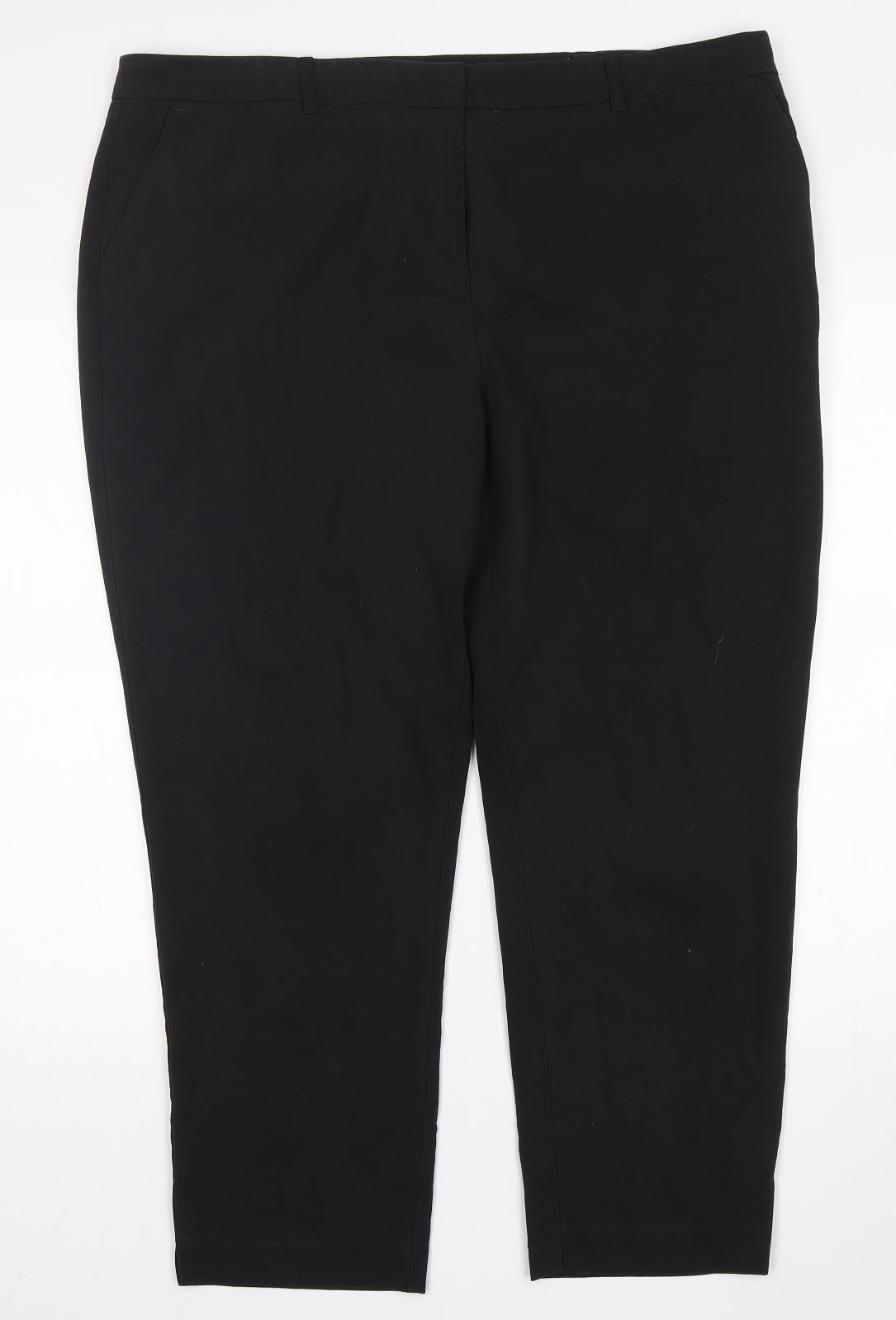 Dorothy Perkins Womens Blue  Polyester Trousers  Size 18 L27 in Regular Hook & Loop