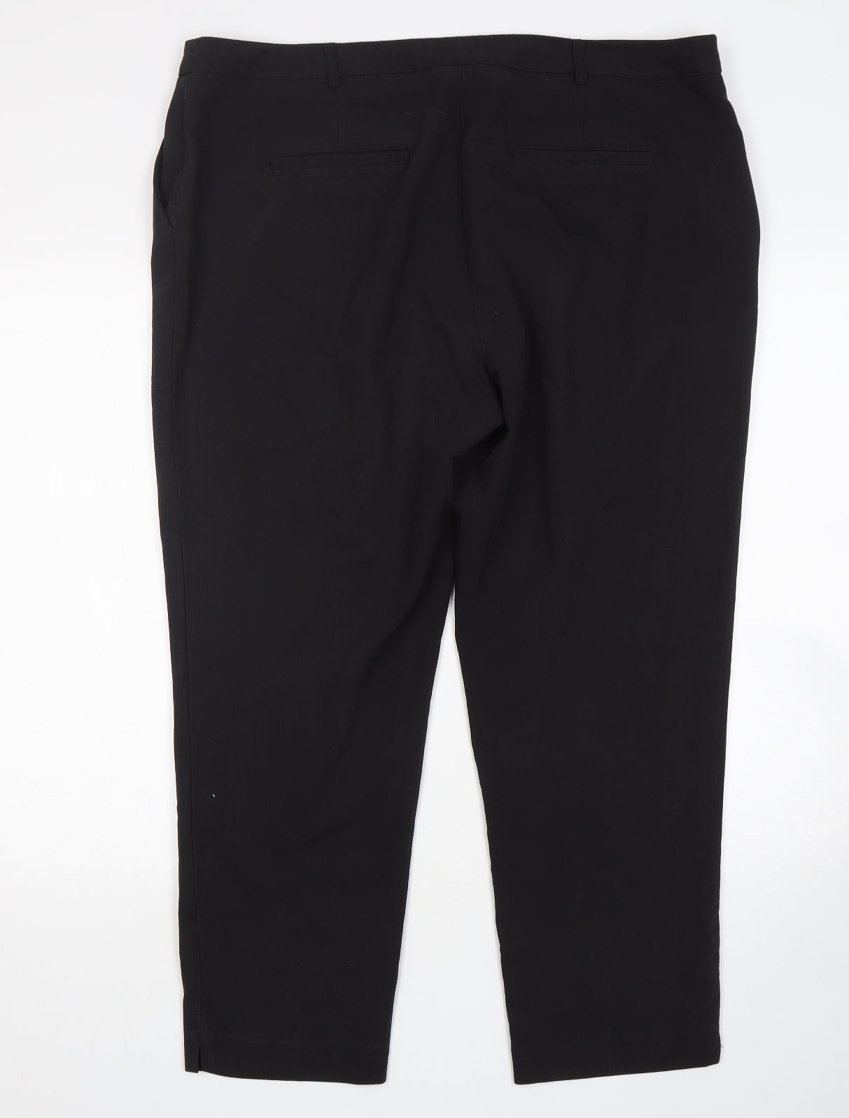 Dorothy Perkins Womens Blue  Polyester Trousers  Size 18 L27 in Regular Hook & Loop