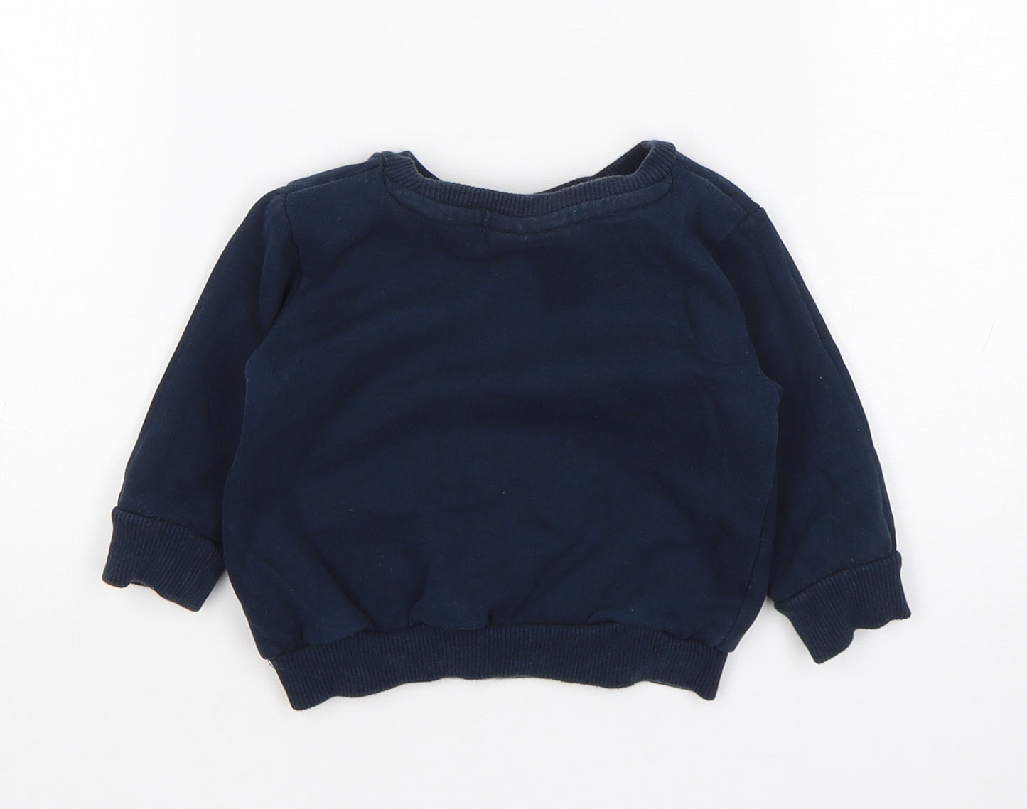 NEXT Boys Blue  Cotton Pullover Jumper Size 6-9 Months  Pullover - Mickey Mouse
