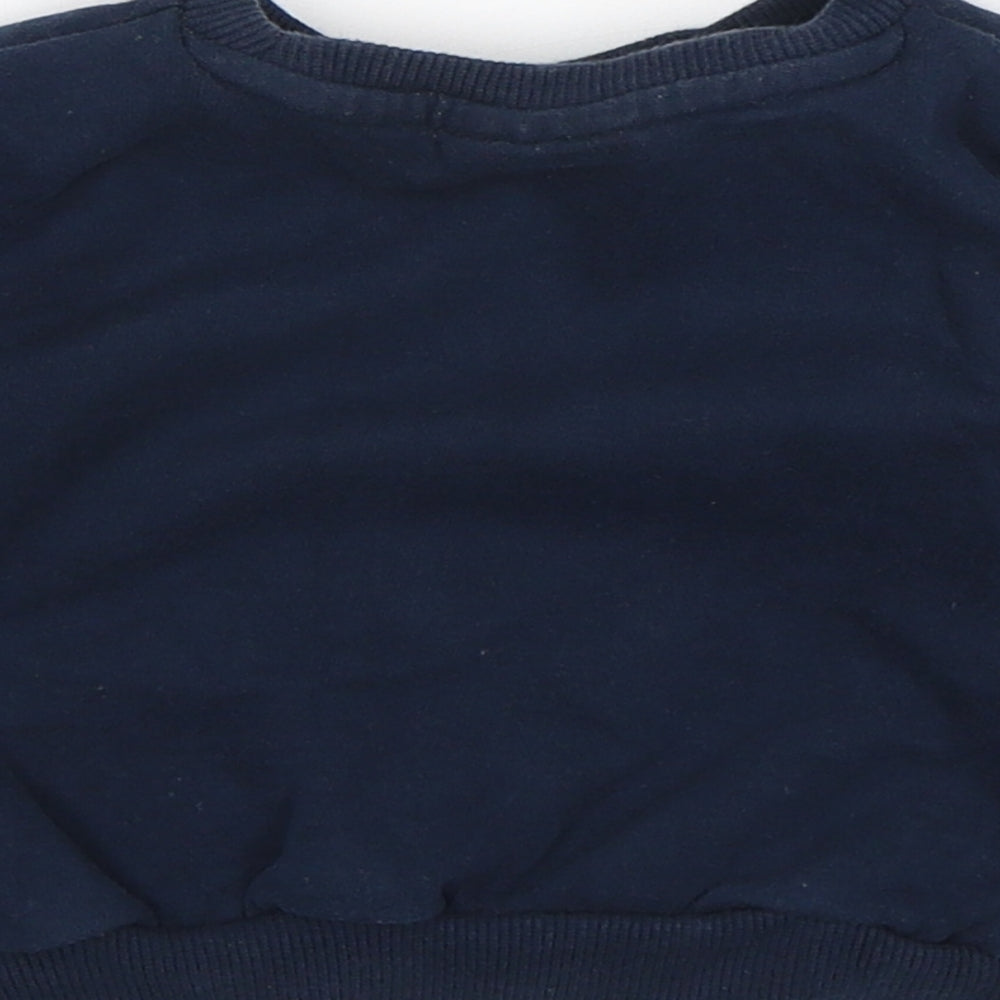 NEXT Boys Blue  Cotton Pullover Jumper Size 6-9 Months  Pullover - Mickey Mouse
