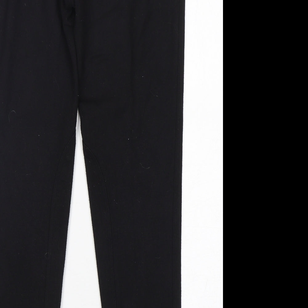 TU Womens Black  Polyester Jogger Leggings Size 14 L28 in