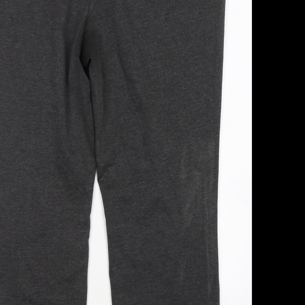 Papaya Womens Grey  Polyester Trousers  Size 20 L28 in Regular