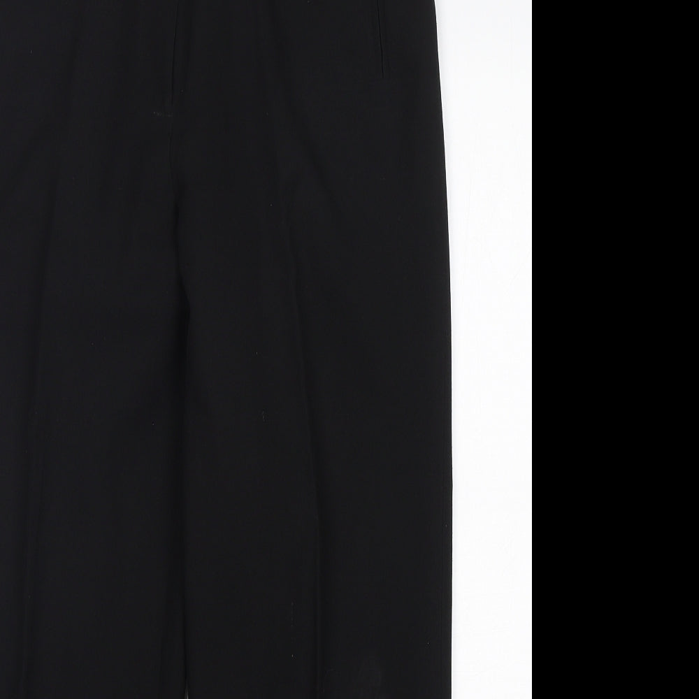 Farah Hamilton Womens Black  Polyester Trousers  Size 14 L28 in Regular Button