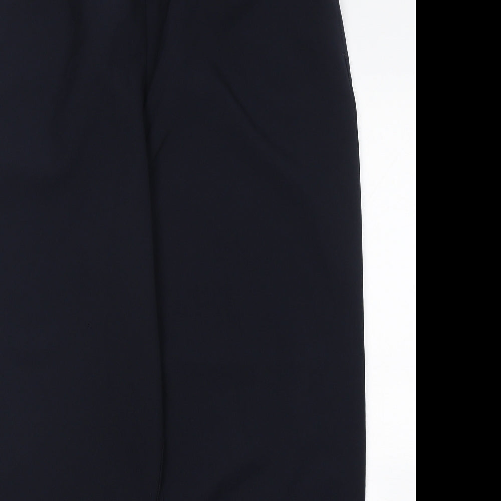 Bonmarché Womens Blue  Polyester Trousers  Size 18 L28 in Regular