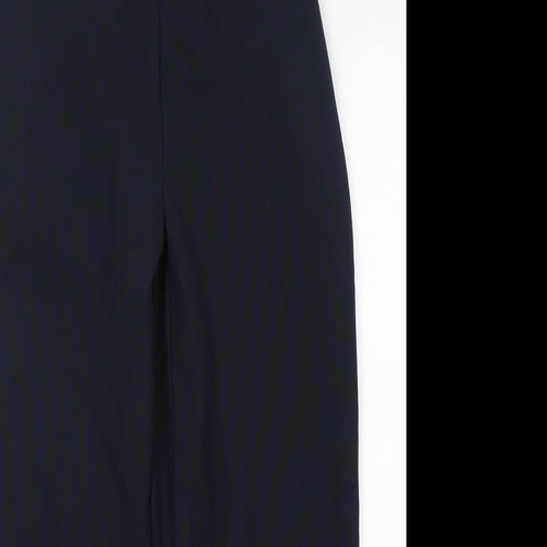 Preworn Womens Blue  Polyester Trousers  Size 16 L26 in Regular