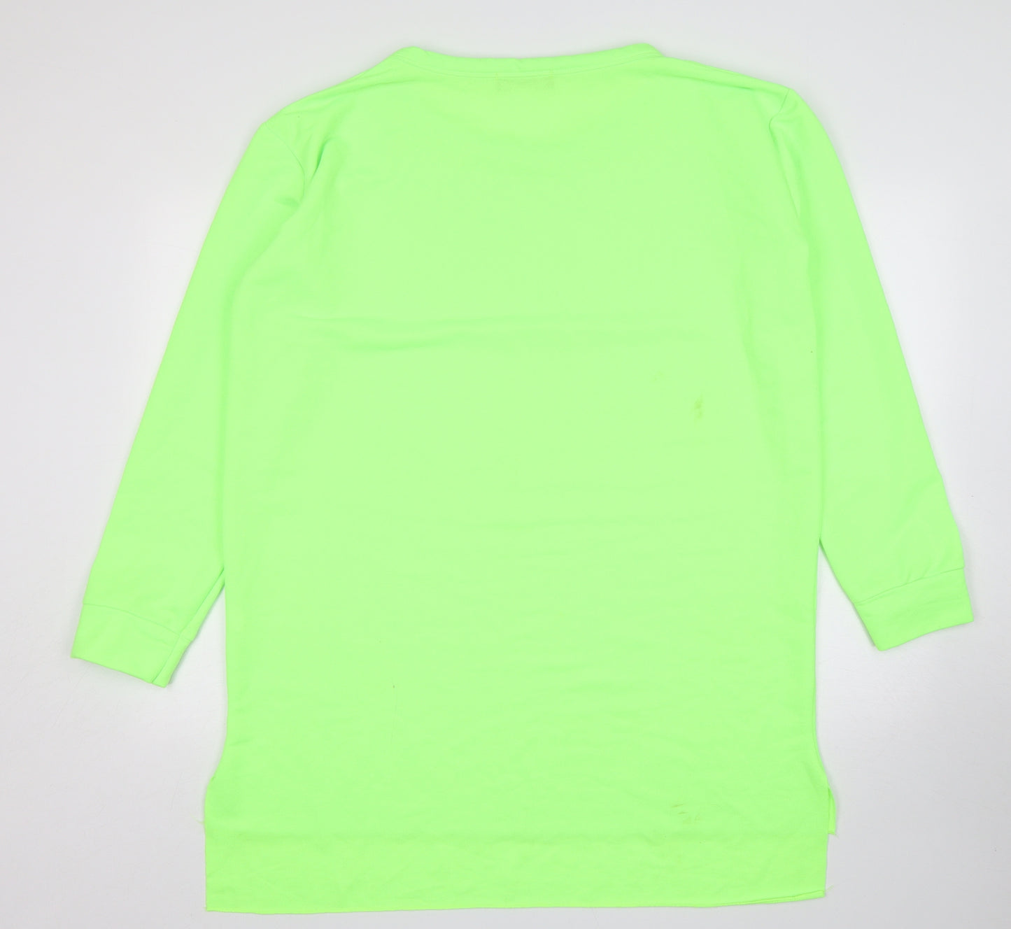 Lasula Womens Green  Polyester Jumper Dress  Size 14  Round Neck Pullover