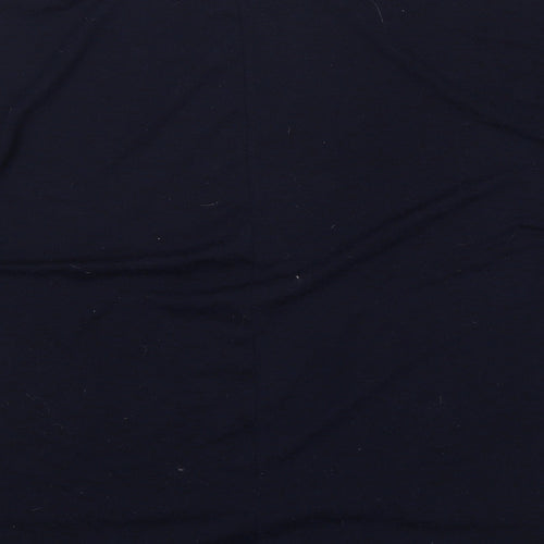 Bella and Blue Womens Blue Round Neck  Polyester Pullover Jumper One Size