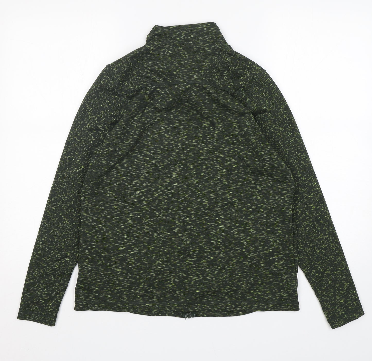 TU Womens Green  Polyester Full Zip Sweatshirt Size 14  Zip