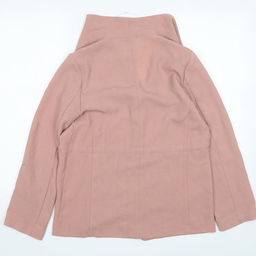 Primark Womens Pink   Jacket Blazer Size 8  Tie