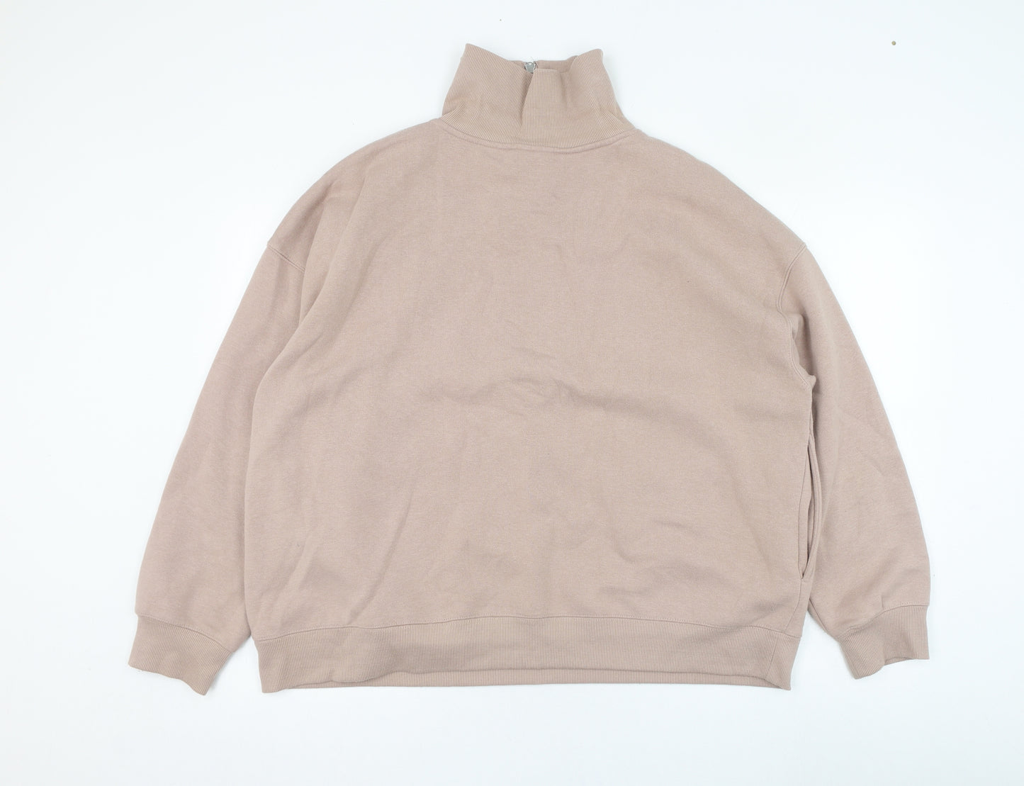 New Look Womens Pink  Cotton Pullover Sweatshirt Size XL  Pullover