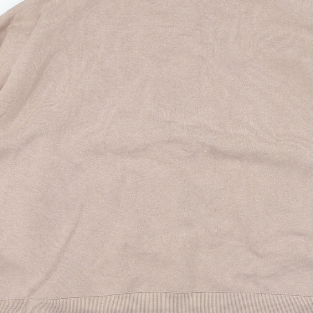 New Look Womens Pink  Cotton Pullover Sweatshirt Size XL  Pullover