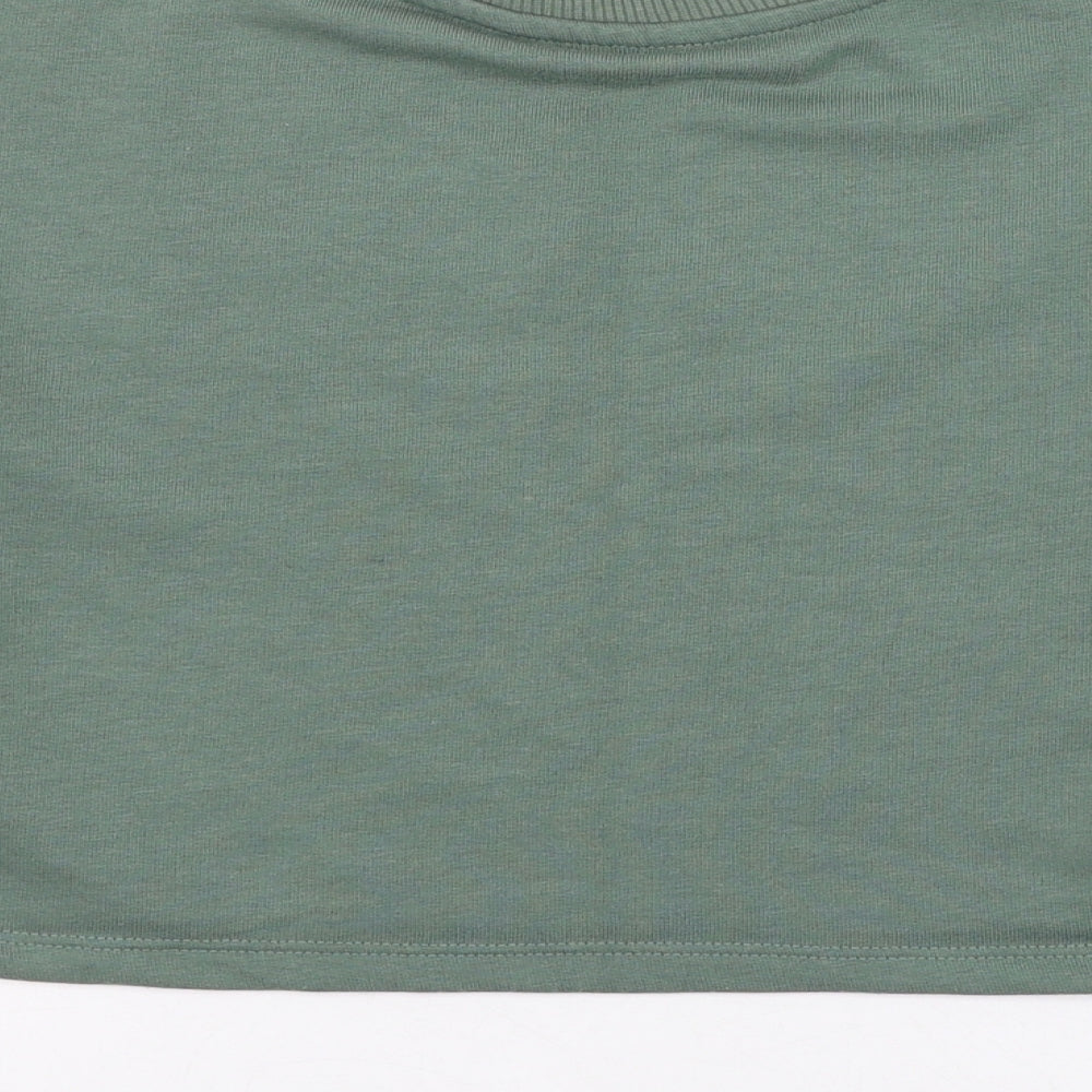 Primark Girls Green  Cotton Pullover Sweatshirt Size 8-9 Years  Pullover - Friends