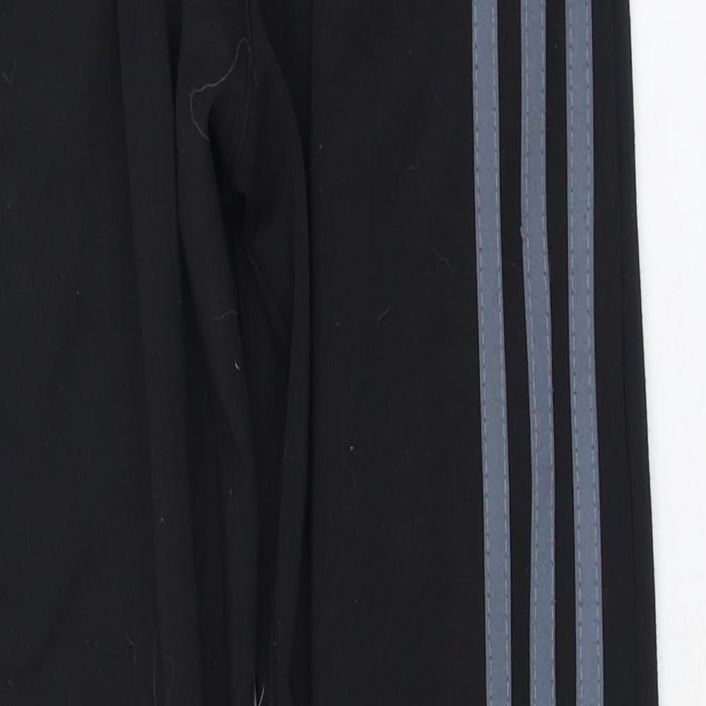 adidas Boys Black  Polyester Jogger Trousers Size 12-13 Years  Regular Pullover - Juventus