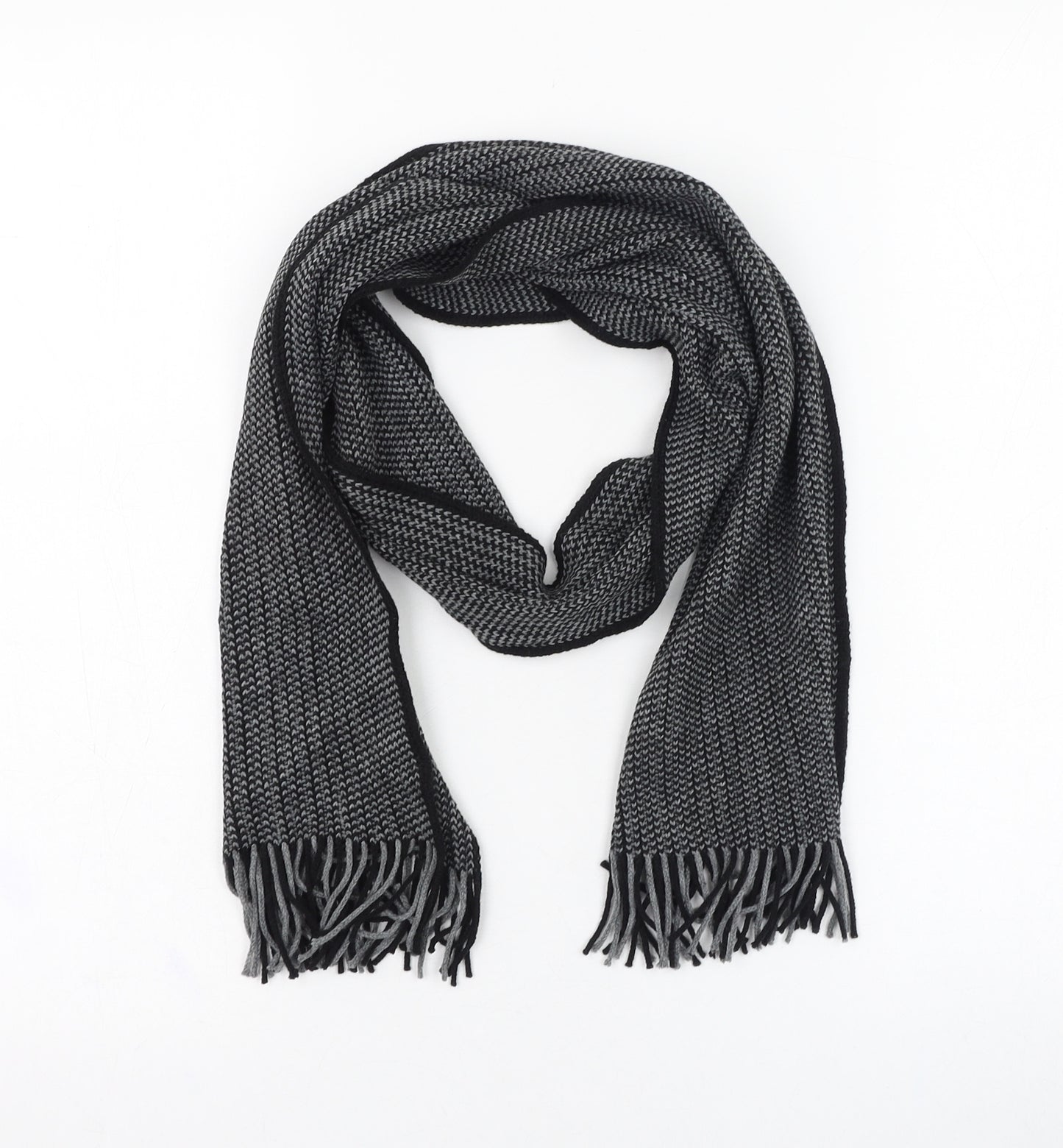 Esquire Unisex Black  Acrylic Scarf  One Size