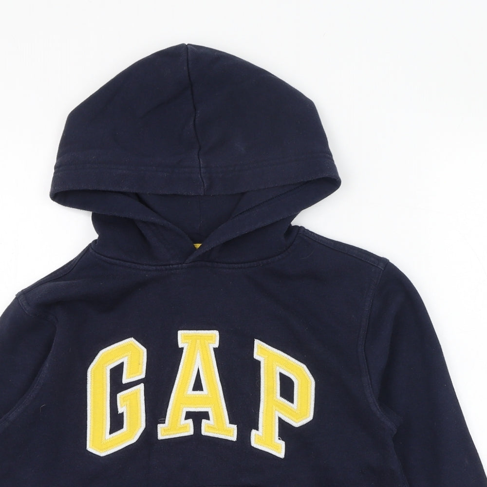 Gap Boys Blue  Cotton Pullover Hoodie Size M  Pullover