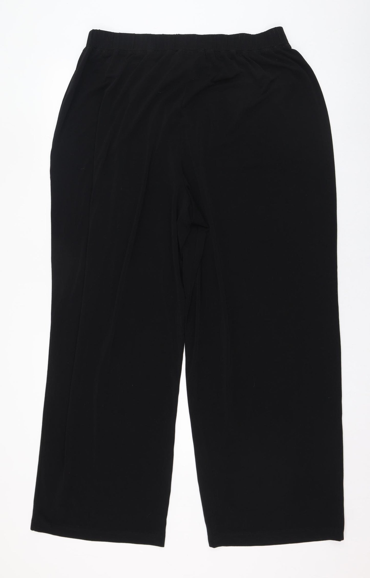 Simonton Says Womens Black  Polyester Trousers  Size 2XL L29 in Regular