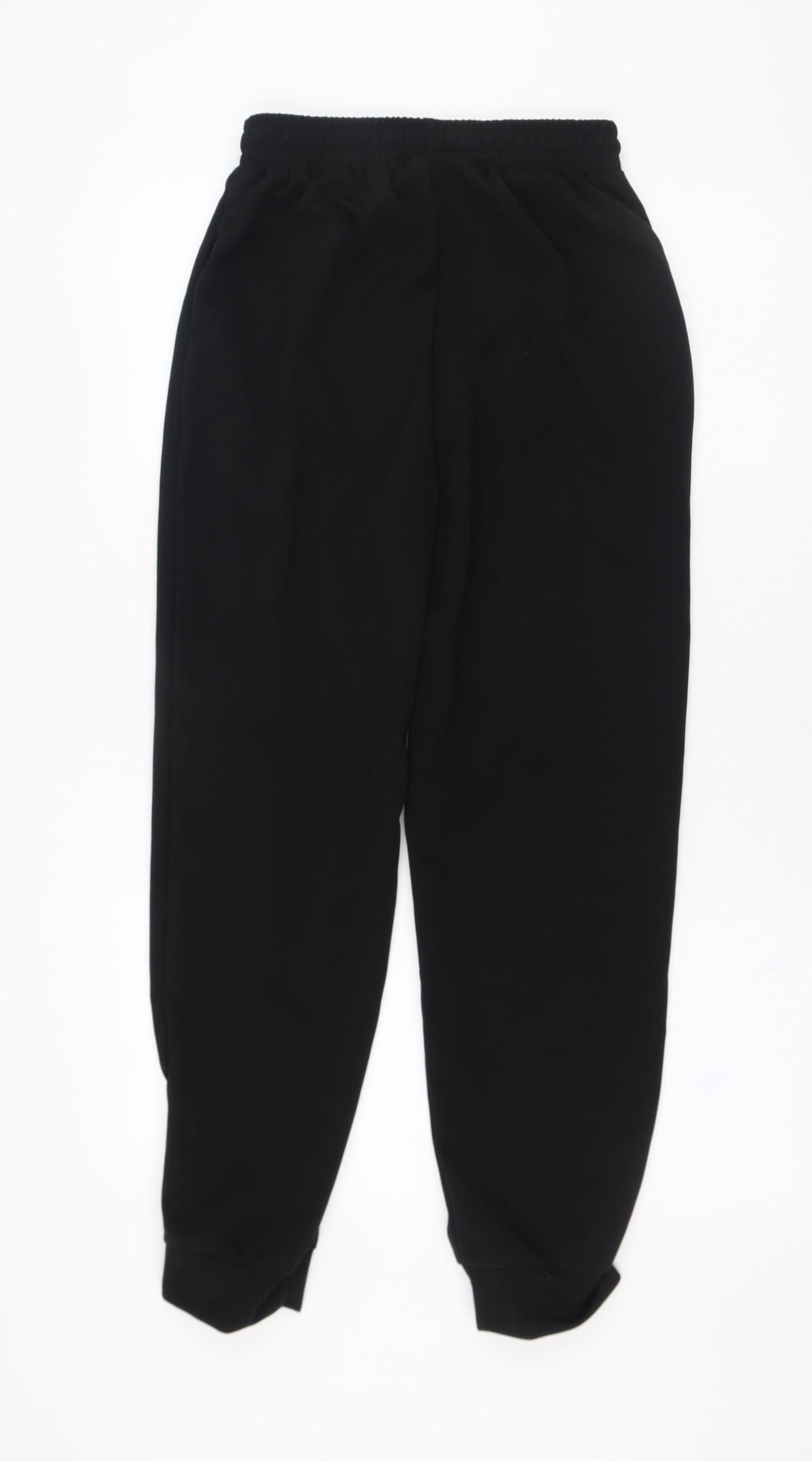 SheIn Womens Black  Polyester Jogger Trousers Size 8 L26 in Regular