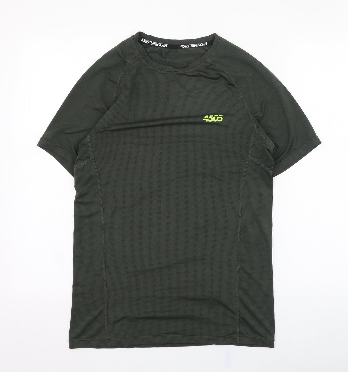 ASOS Mens Green  Polyester  T-Shirt Size M Round Neck
