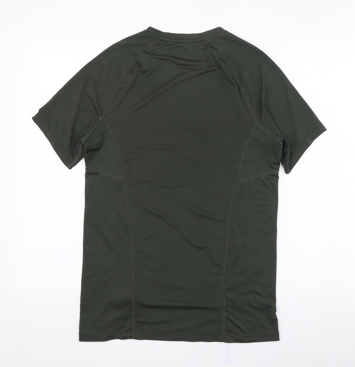 ASOS Mens Green  Polyester  T-Shirt Size M Round Neck