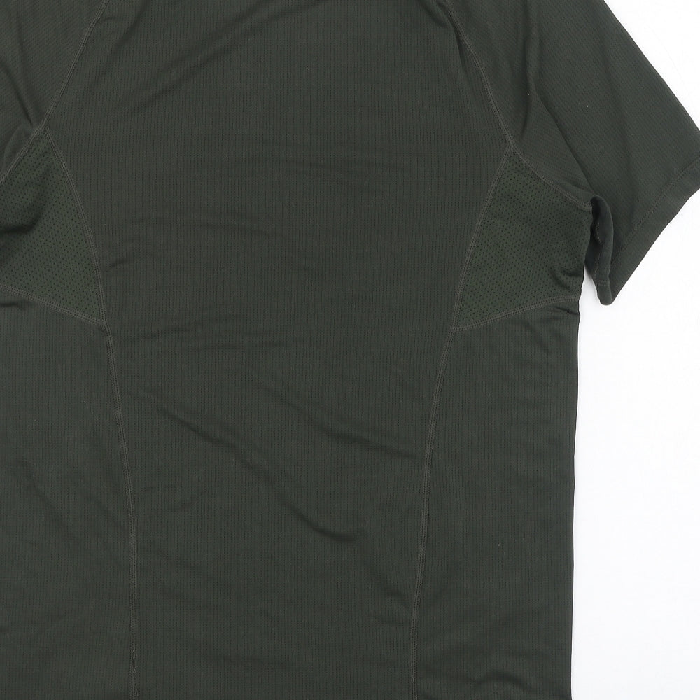 ASOS Mens Green  Polyester  T-Shirt Size M Round Neck