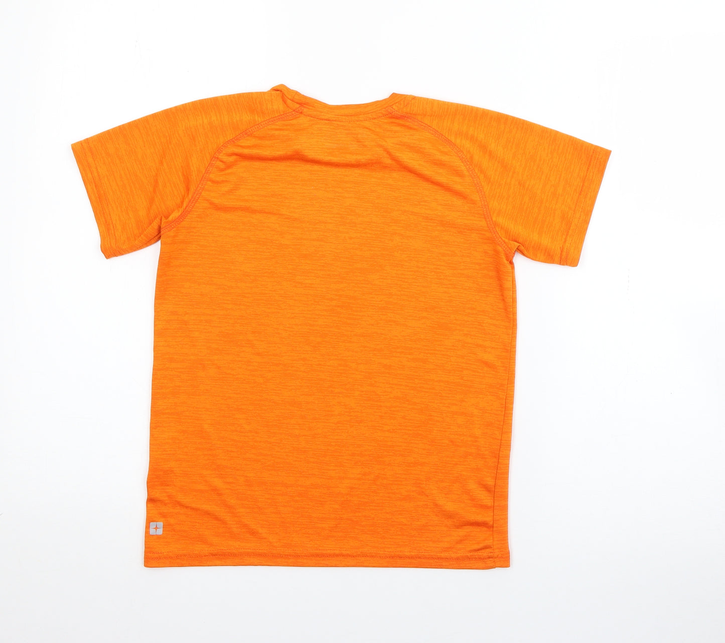 Mountain Warehouse Boys Orange  Polyester Pullover T-Shirt Size 9-10 Years Crew Neck