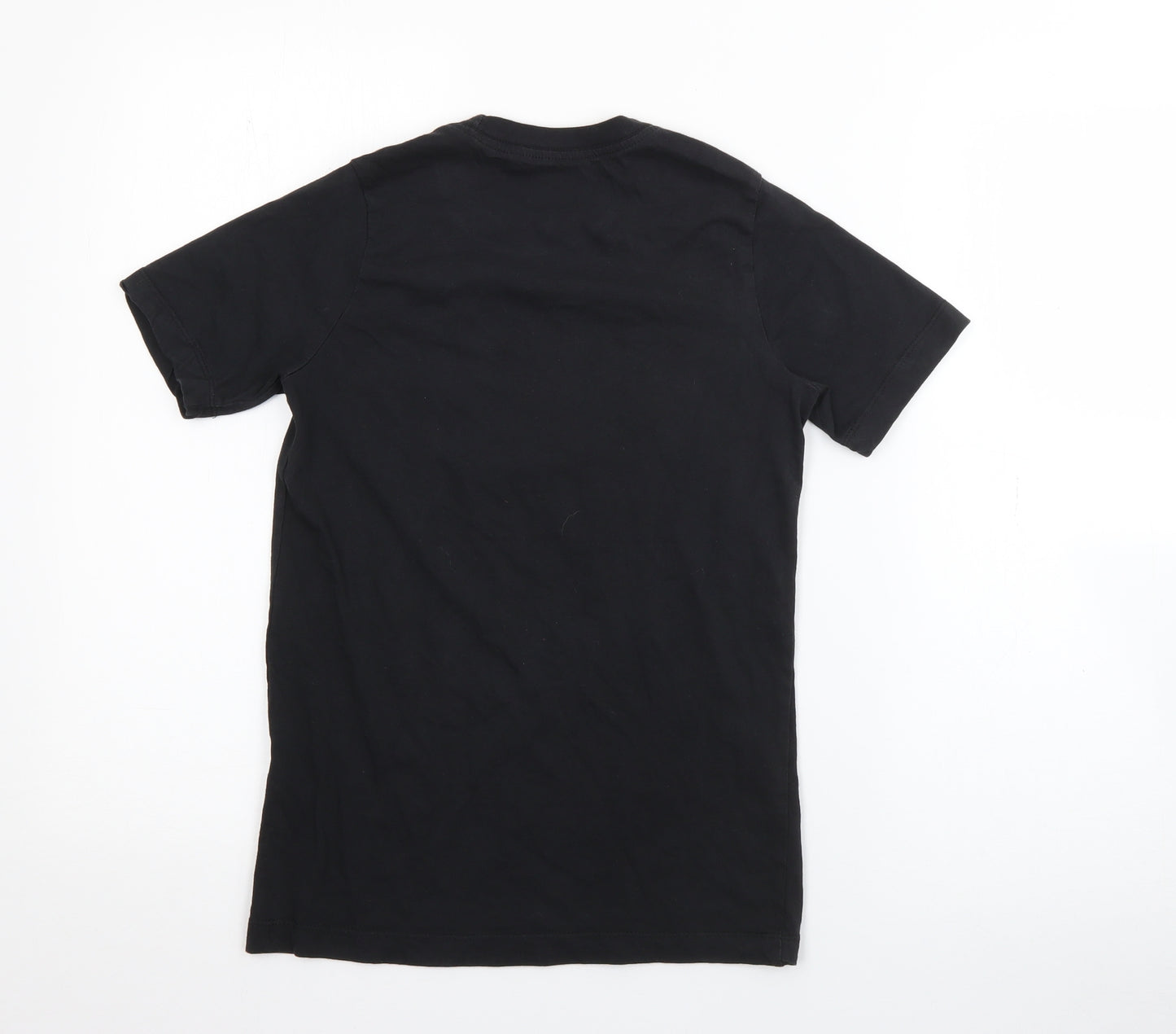 Nike Boys Black  Polyester Pullover T-Shirt Size M Crew Neck