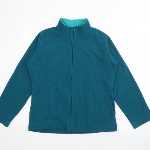 Isle Essentials Womens Blue   Jacket  Size M  Zip