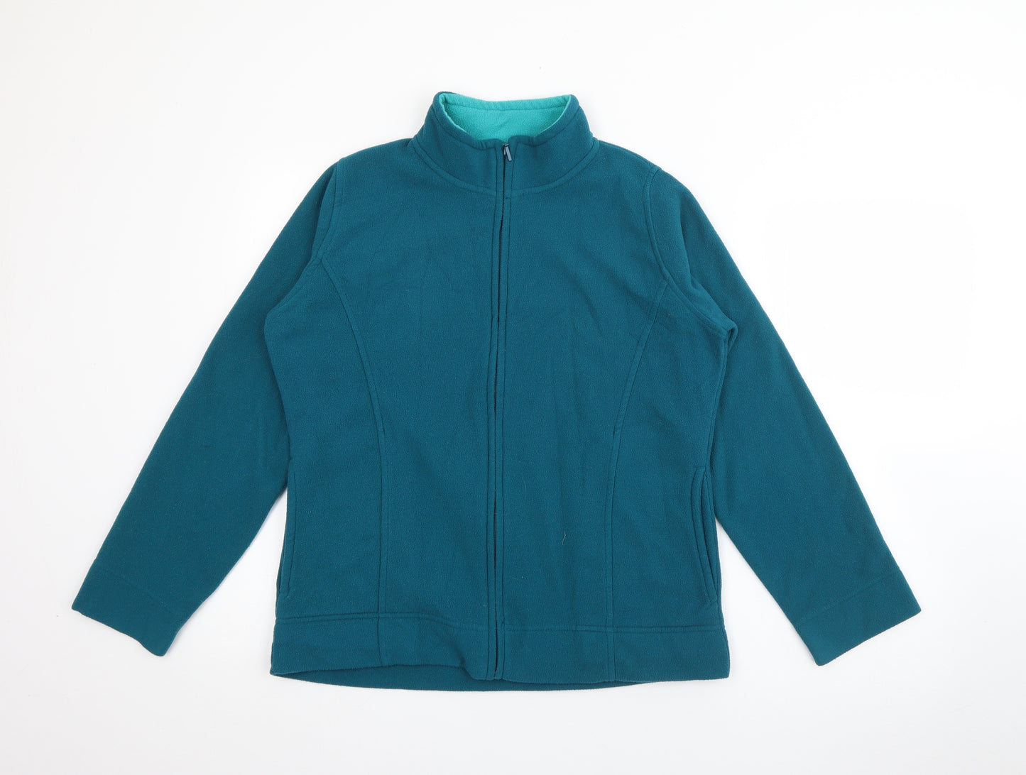 Isle Essentials Womens Blue   Jacket  Size M  Zip