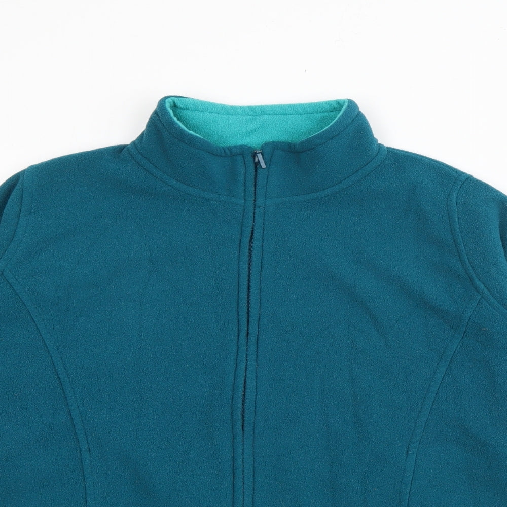 Isle Essentials Womens Blue   Jacket  Size M  Zip