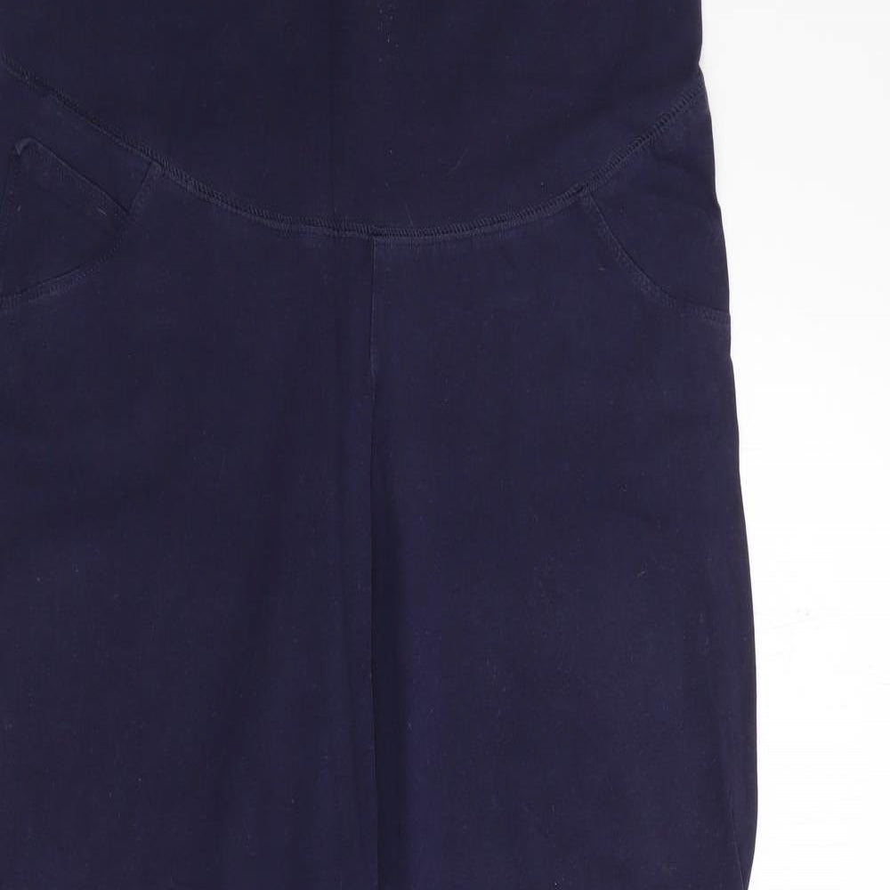 ESMARA Womens Blue  Cotton Pedal Pusher Leggings Size M L29 in