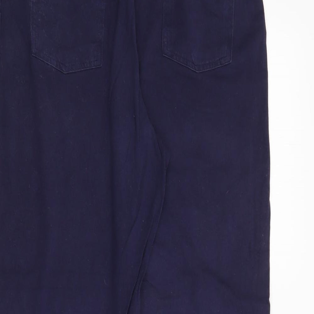 ESMARA Womens Blue  Cotton Pedal Pusher Leggings Size M L29 in