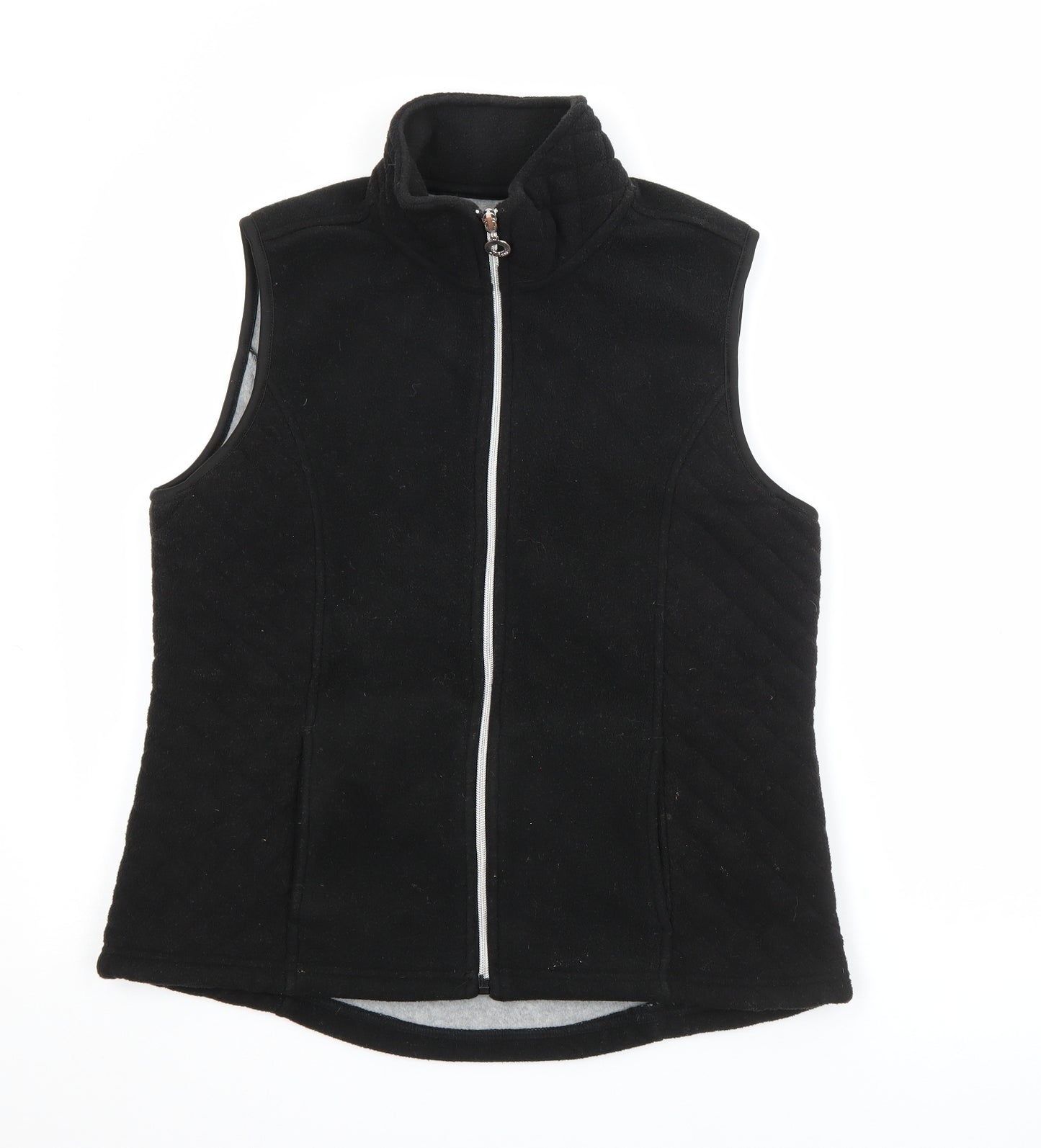 Eivissa Womens Black   Gilet Jacket Size M  Zip