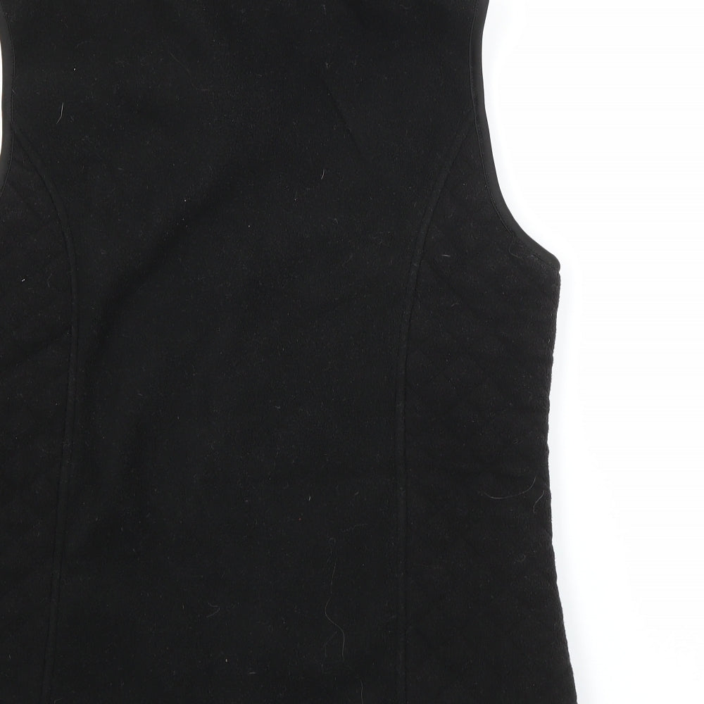 Eivissa Womens Black   Gilet Jacket Size M  Zip