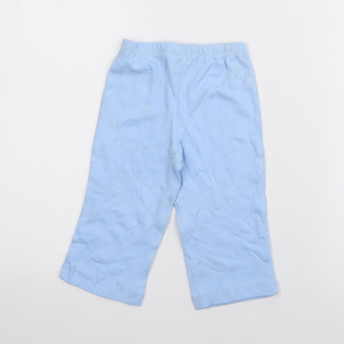 Carters Baby Blue  Cotton Jogger Trousers Size 12 Months
