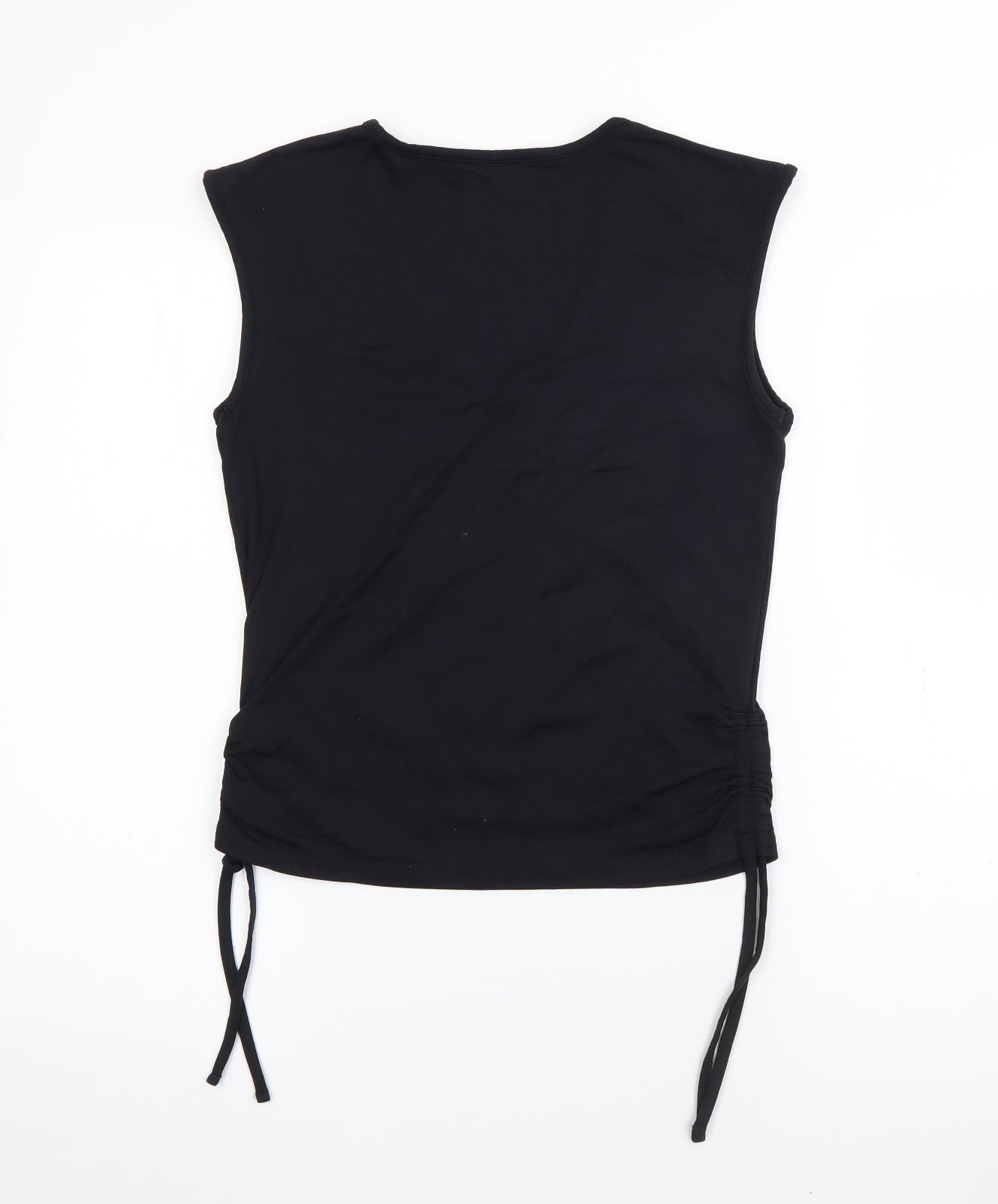 River Island Womens Black  Polyamide Camisole Tank Size 14 V-Neck - Butterfly