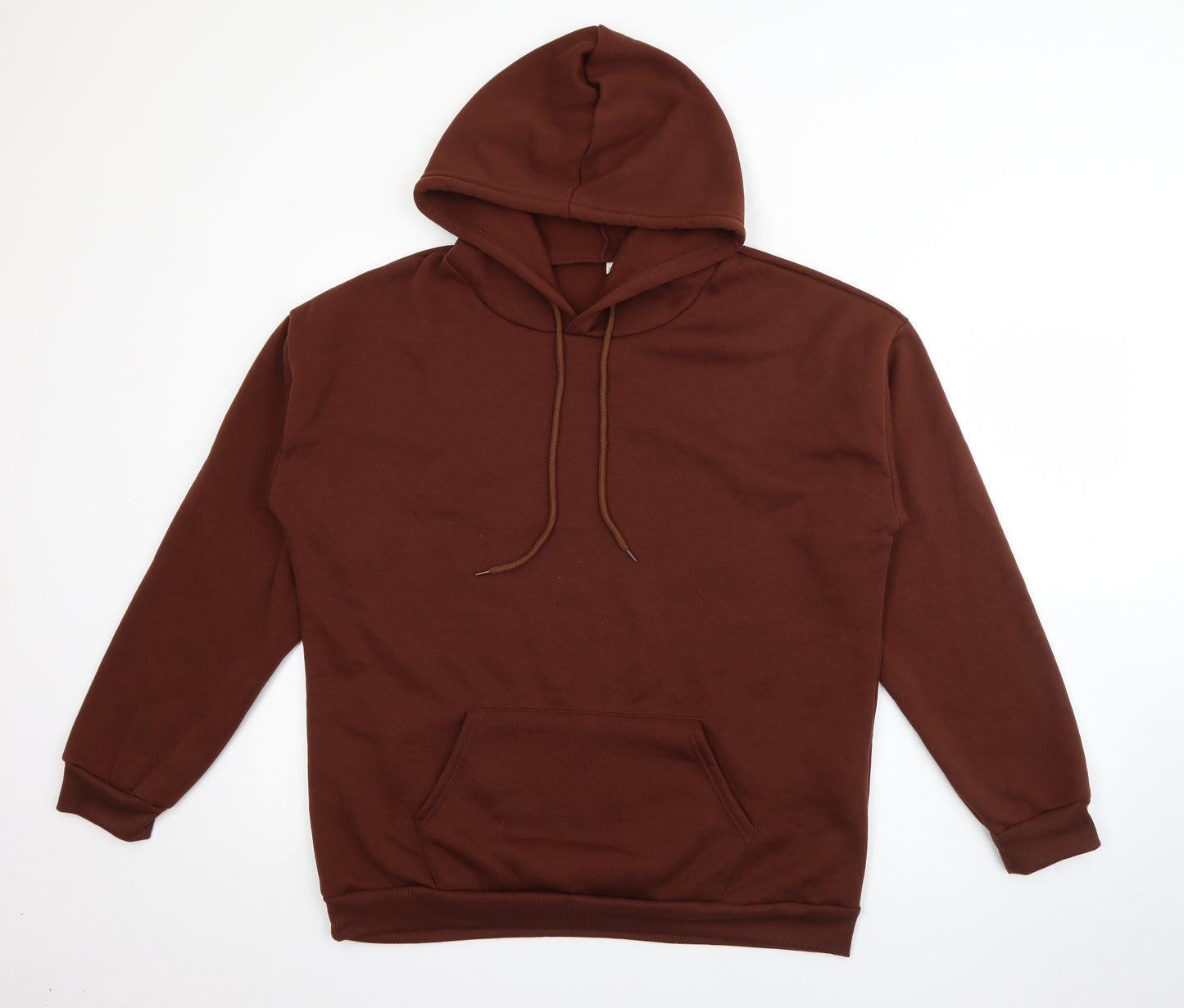 SheIn Mens Brown  Polyester Pullover Hoodie Size XL