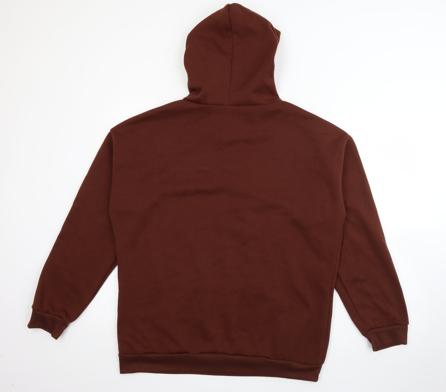 SheIn Mens Brown  Polyester Pullover Hoodie Size XL