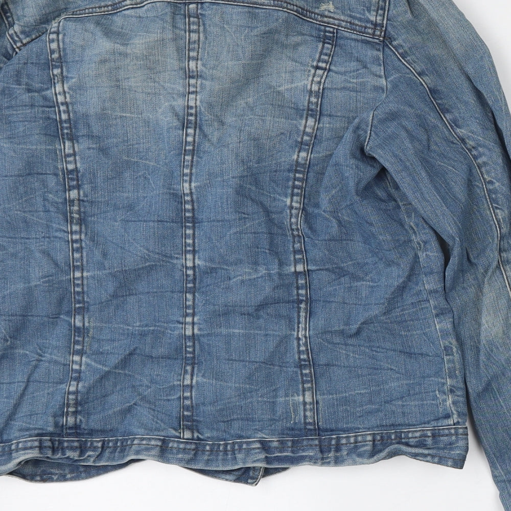 Dorothy Perkins Womens Blue   Jacket  Size 12  Button