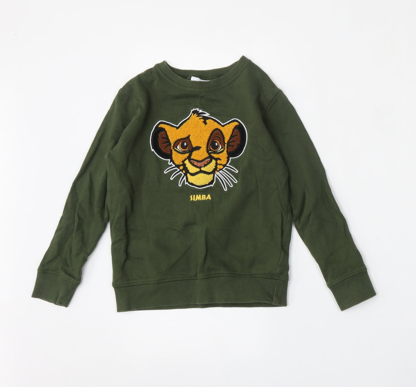 NEXT Boys Green  Cotton Pullover Sweatshirt Size 5-6 Years